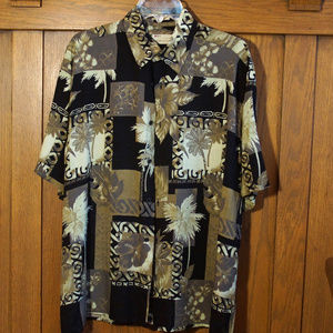 Natural Issue Silky Touch SS Tropical Print Shirt